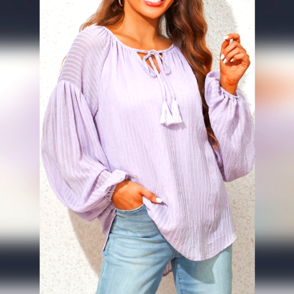 PURPLE BLOUSE